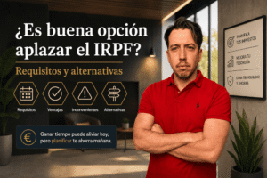 aplazar pago de irpf requisitos proceso intereses