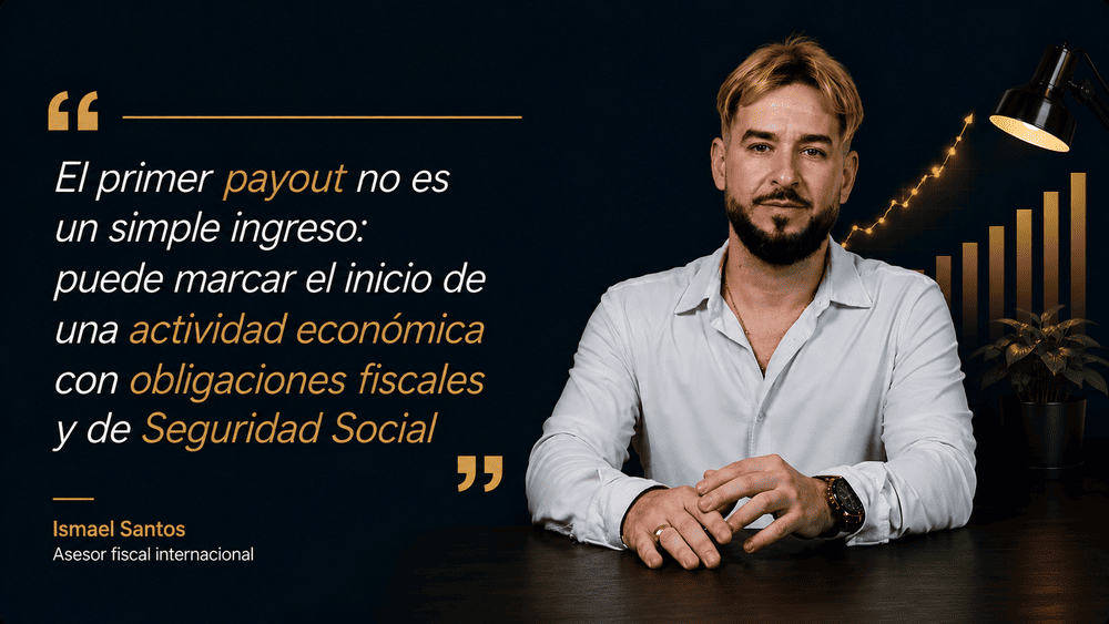 declarar payouts de cuentas de fondeo