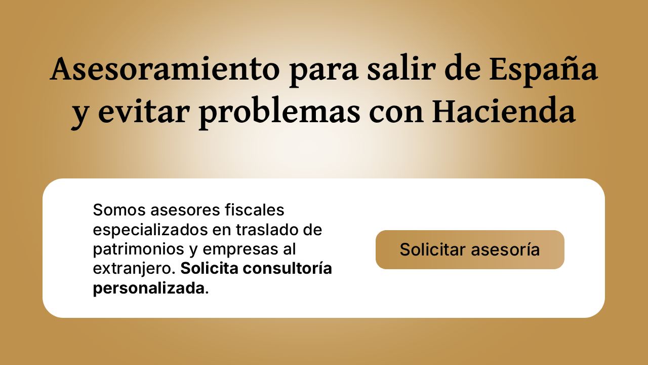 impuesto de salida espana