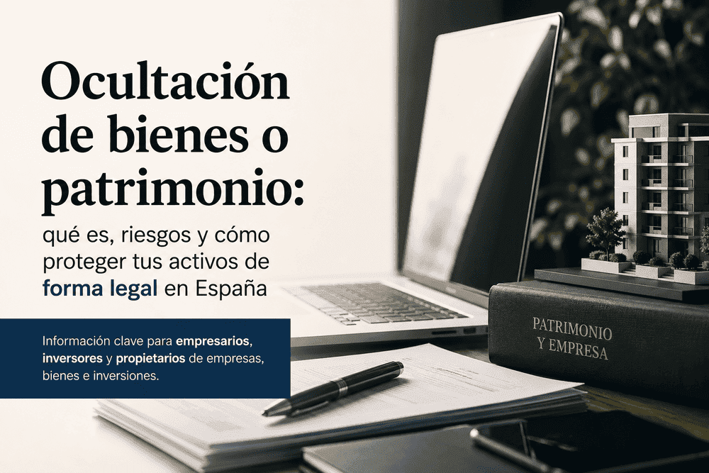 ocultacion de bienes o de patrimonio