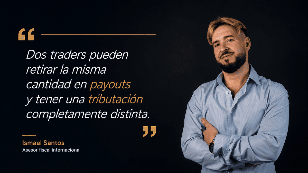 tributacion payouts de cuentas de fondeo